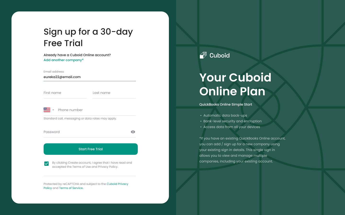 Sign Up - 3