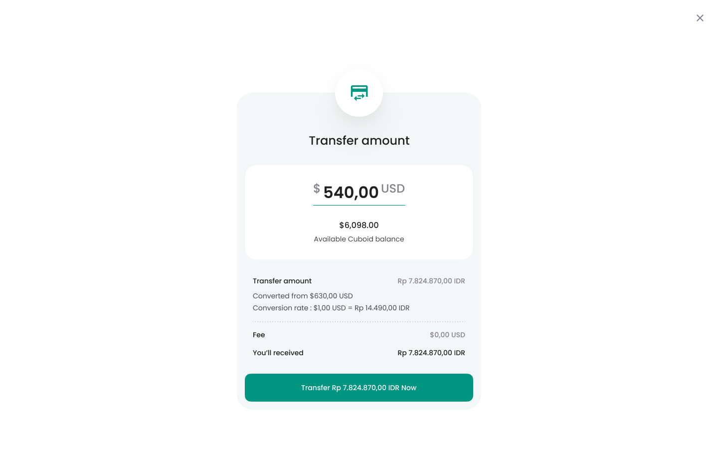 Payment Request Step 3